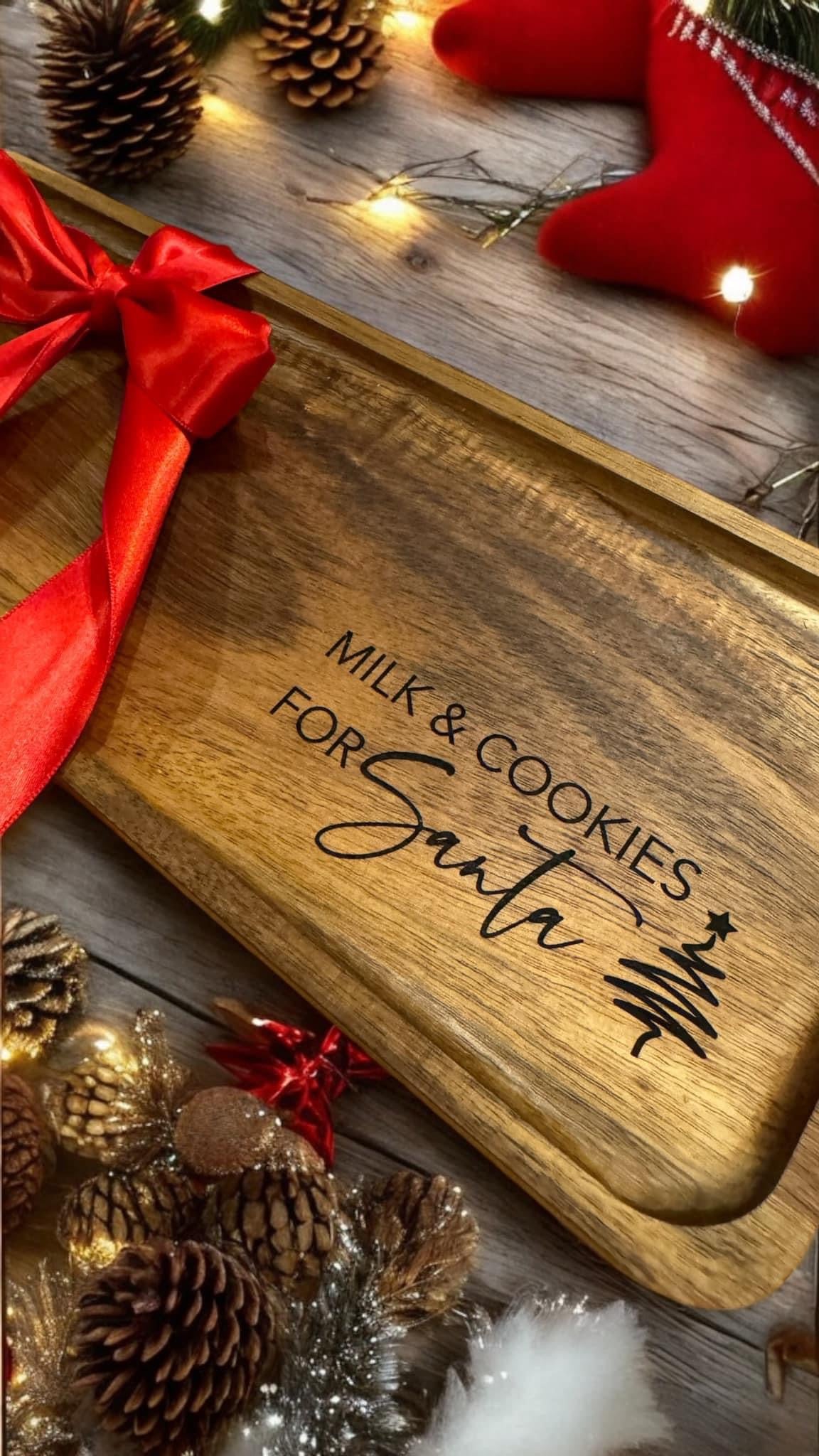 Santa’s Cookie & Milk Tray