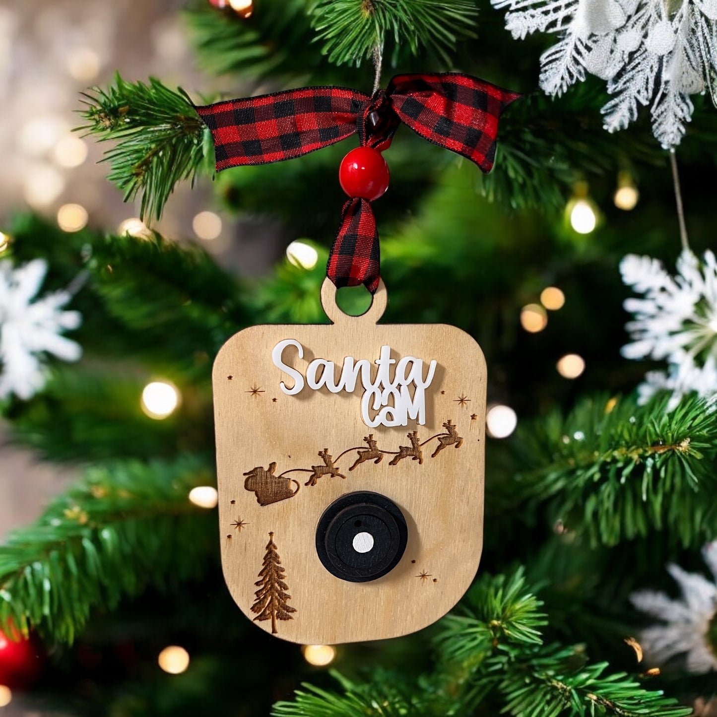 Santa Cam Ornament