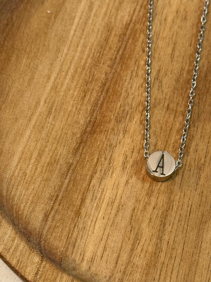 Engraved Circle Necklace