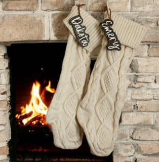 Christmas Stocking Name Tags